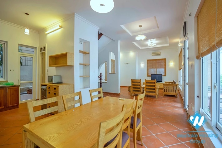 Nice house with outside swiming pool for rent in Tay Ho, Ha Noi